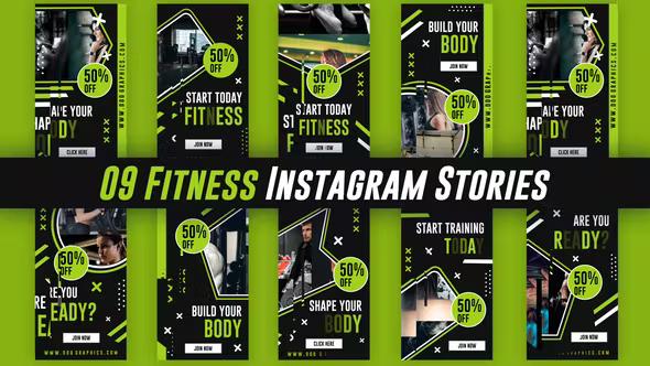 Videohive Fitness Instagram Stories 36652202