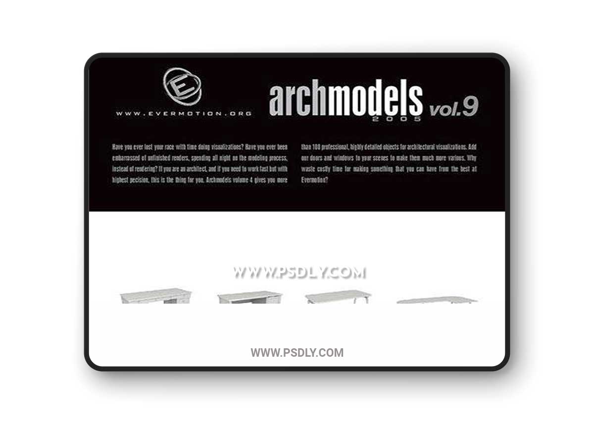 3D Models Evermotion Archmodels v 009