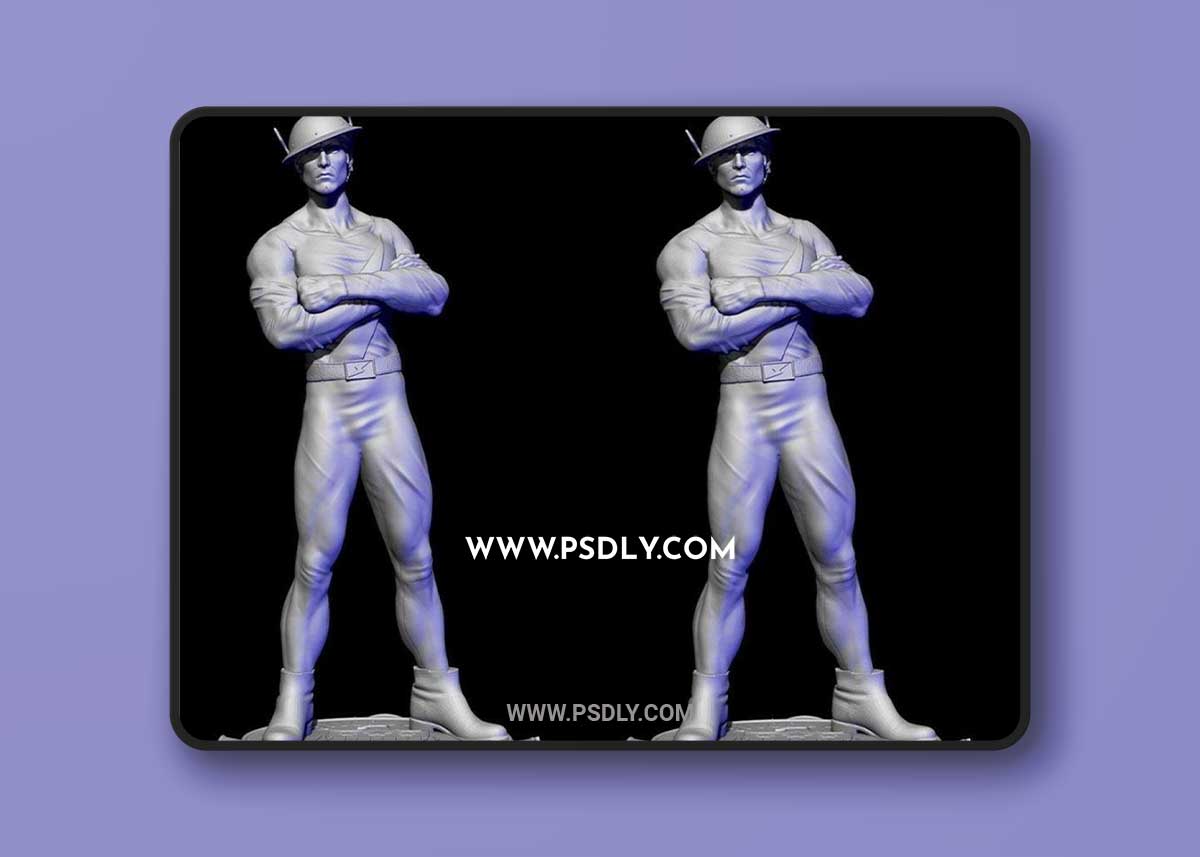3D Print Models Jay Garrick - Golden Age Flash