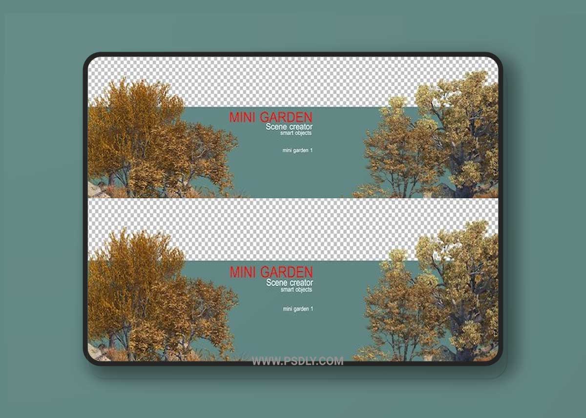 A small garden with a variety of plants 02 3D Model