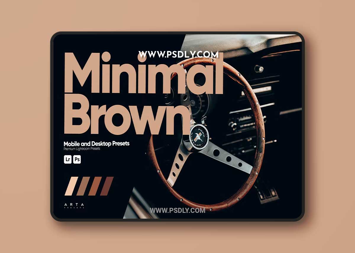 ARTA - Minimal Brown Presets for Lightroom