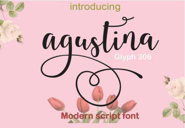 Agustina Script Font