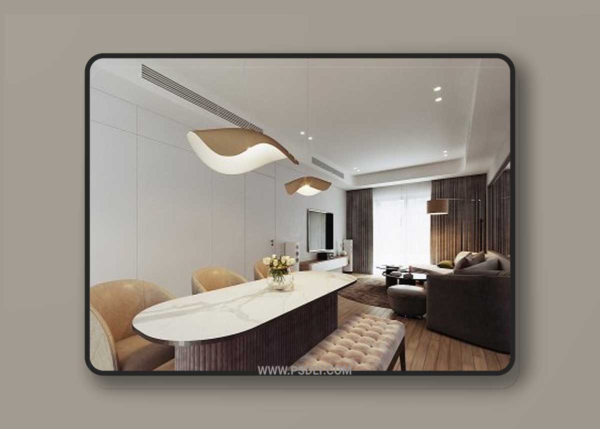 Apartment Interior by Thanh Trung 3D Model