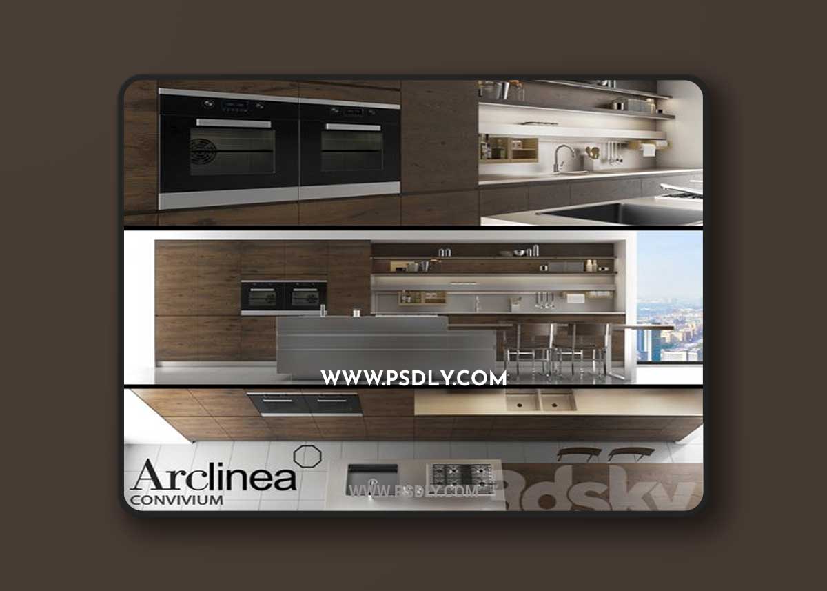 Arclinea Convivium Kitchen