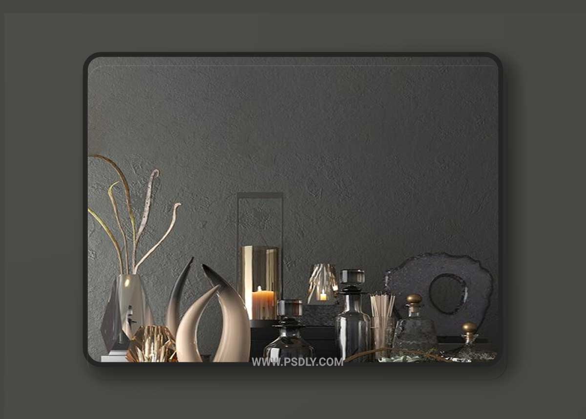 Arteriors decorative set 3D Model