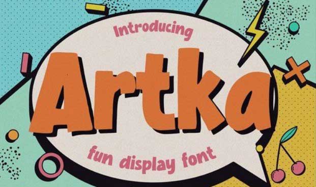 Artka - Fun Display Font