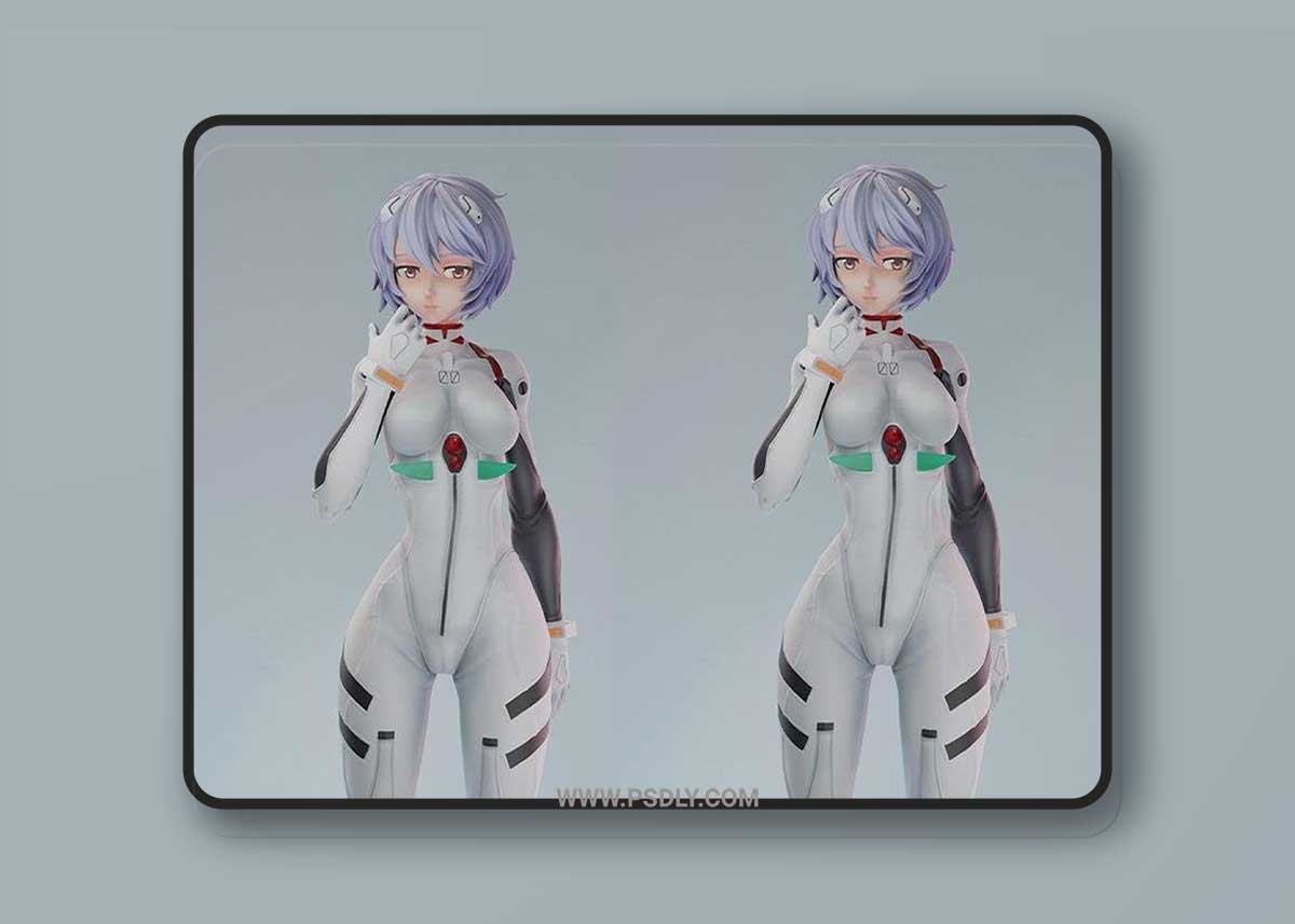 Ayanami Rei 3D Printable