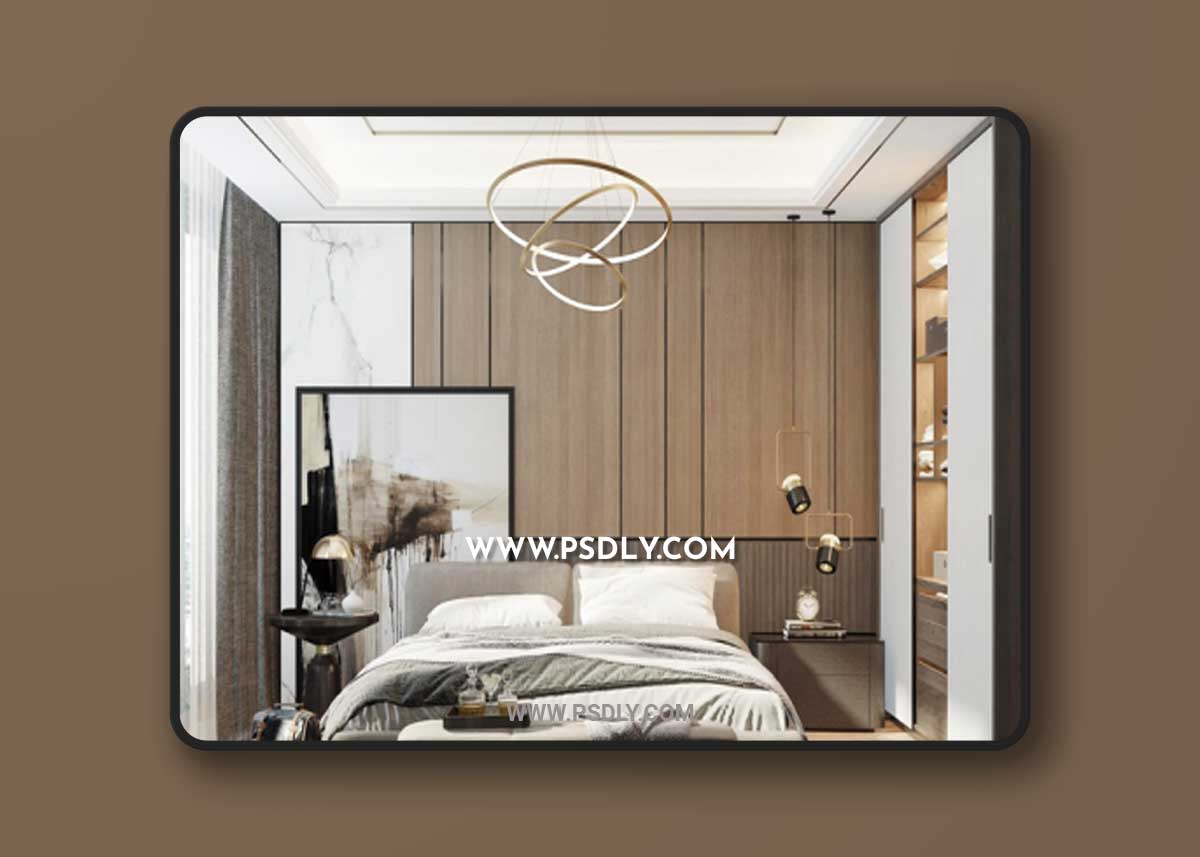 Bedroom Interior 05 By Huy Hieu Lee 3D Model