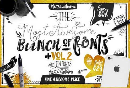 Big Bunch of Fonts Vol 2