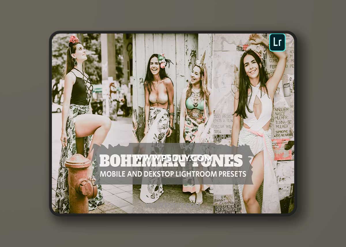 Bohemian Tones Lightroom Presets Dekstop Mobile
