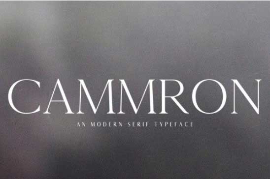 Cammron Serif Font Family