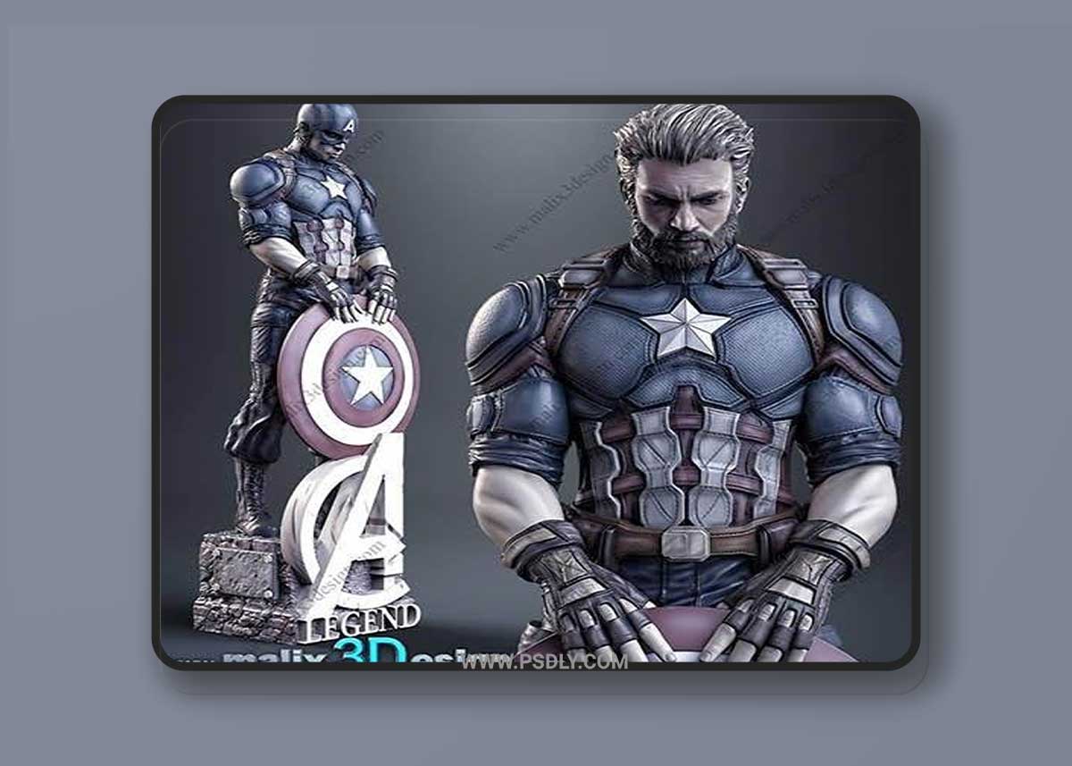 Captain America 3D Printable