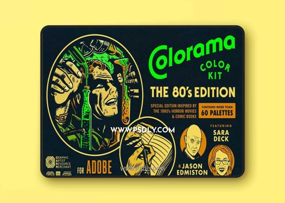 Colorama 80's edition for Photoshop