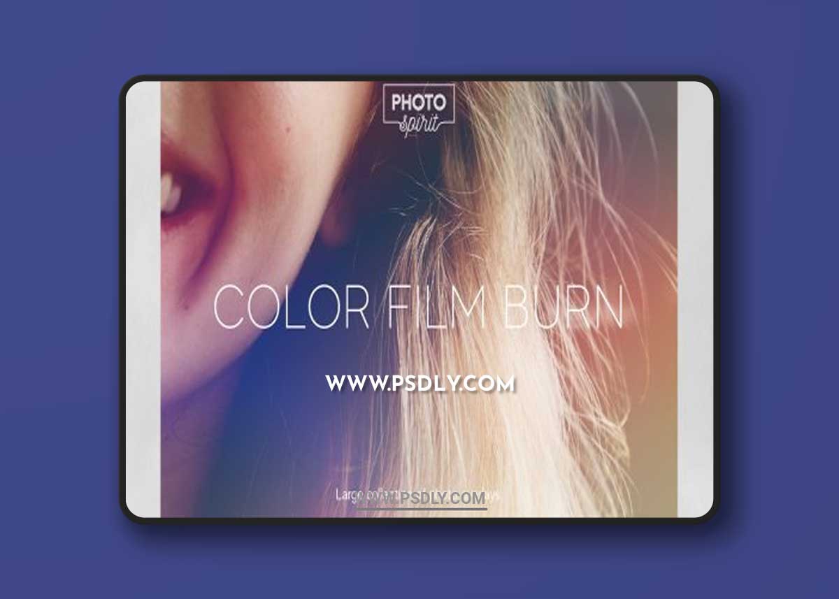 CreativeMarket - Color Film Burn Overlays 7079448