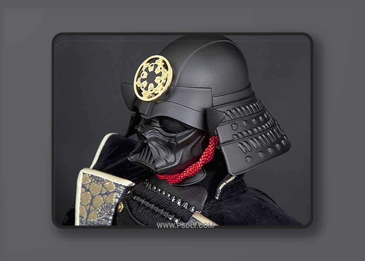 Darth Vader Samurai Helmet 3D Printable