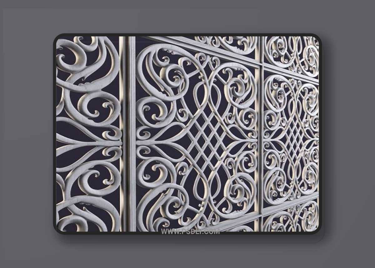 Decorative modern panel 3D Model