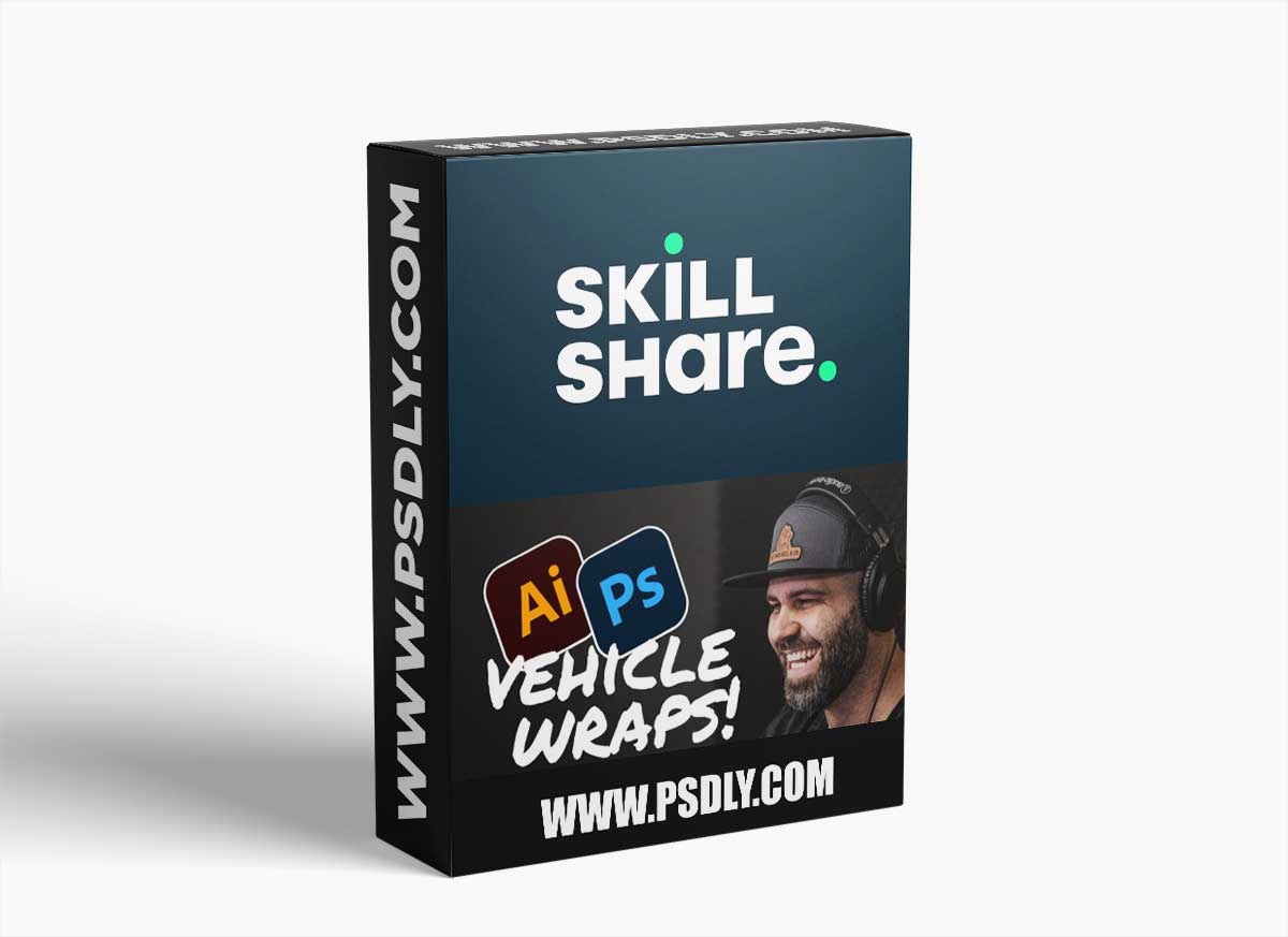 Design Vinyl Wraps and Realistic Mockups for Vehicles in Adobe Photoshop and Illustrator