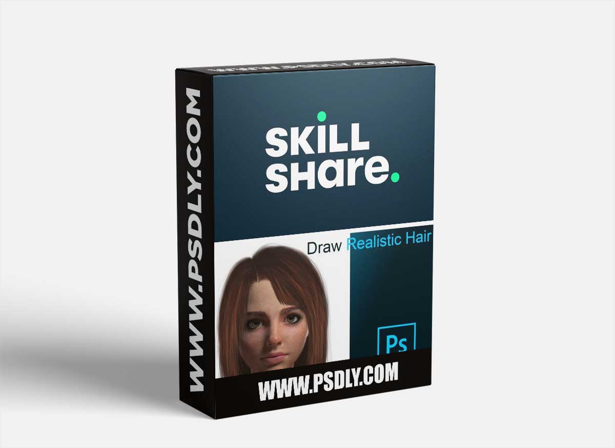 Digital Art : Draw a Realistic Hair (Step by Step)