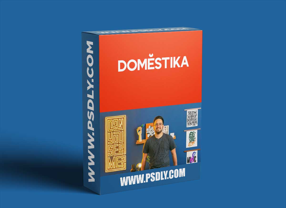 Domestika - Introduction to hand lettering composition of colorful letters