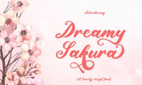 Dreamy Sakura Font