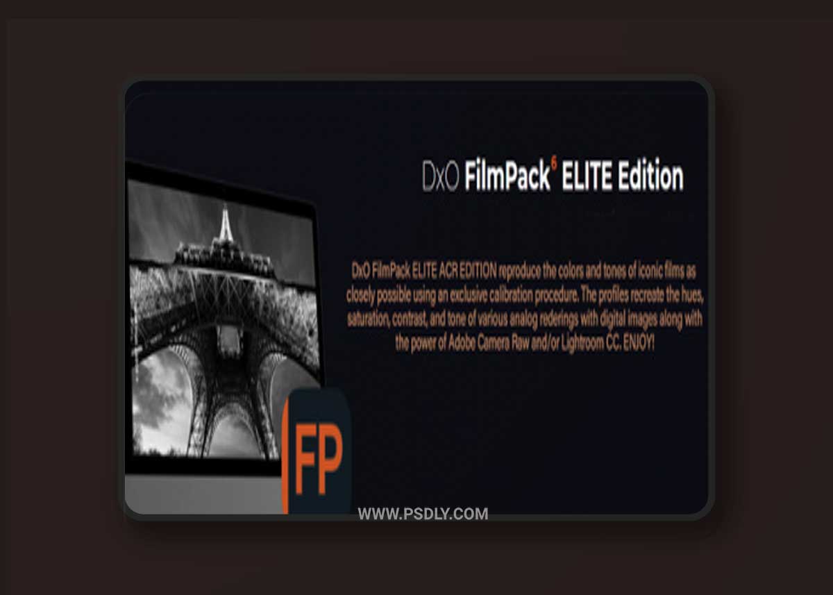 DxO 6 Elite ACR/Lightroom CC Profile Edition Black & White Film Pack