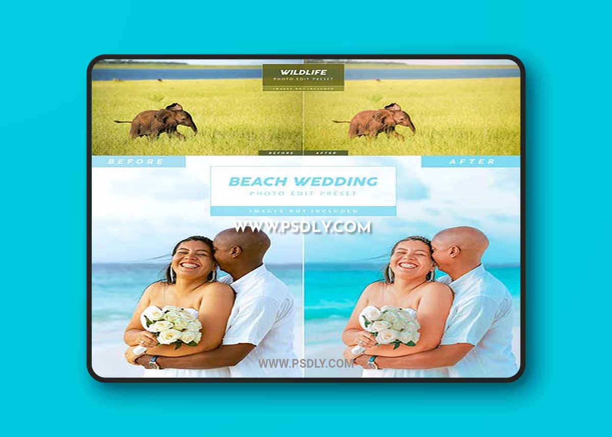 Editable green photo edit photoshop preset