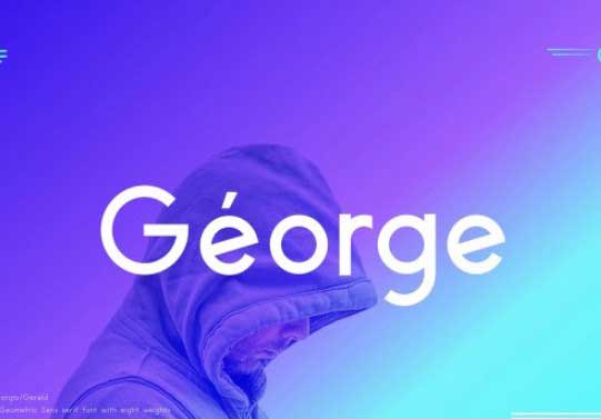 George Geometric Font Family