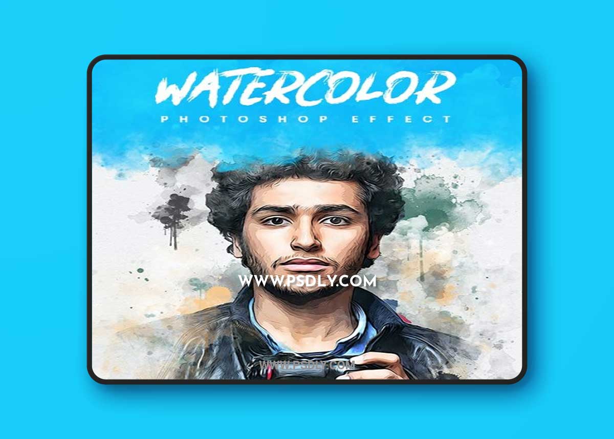 GraphicRiver - Watercolor Painting Photoshop Effect 36891057