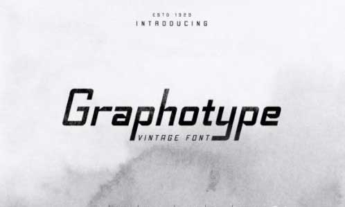 Graphotype Vintage Font