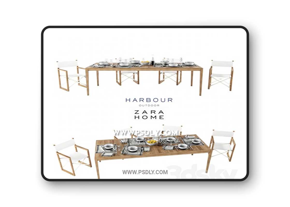Harbor Outdoor collect and Zara Home table setting