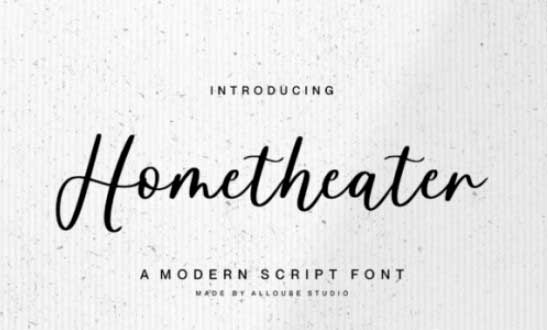 Hometheater Font