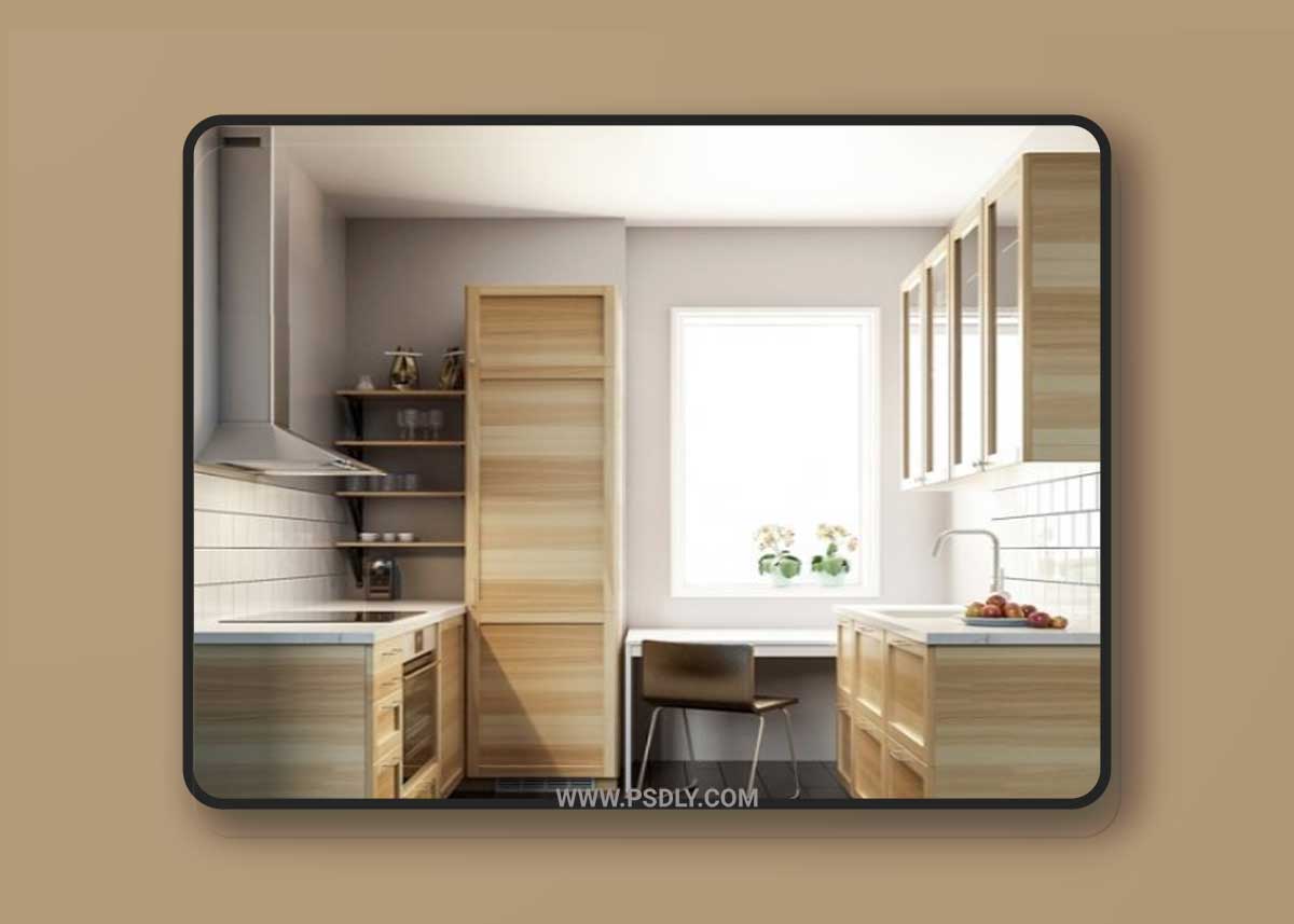 IKEA Torhemn kitchen 3D Model