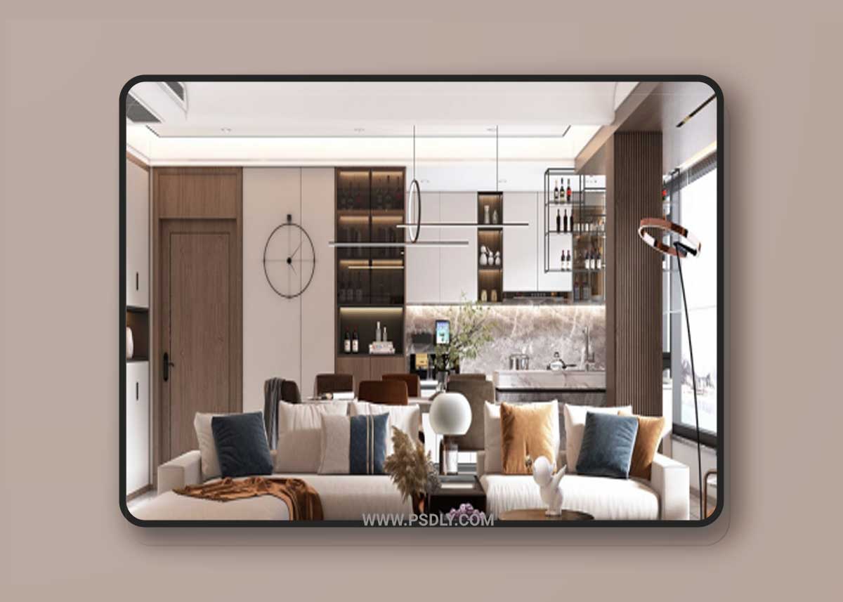 Living Room Interior by Pham Huy Kien