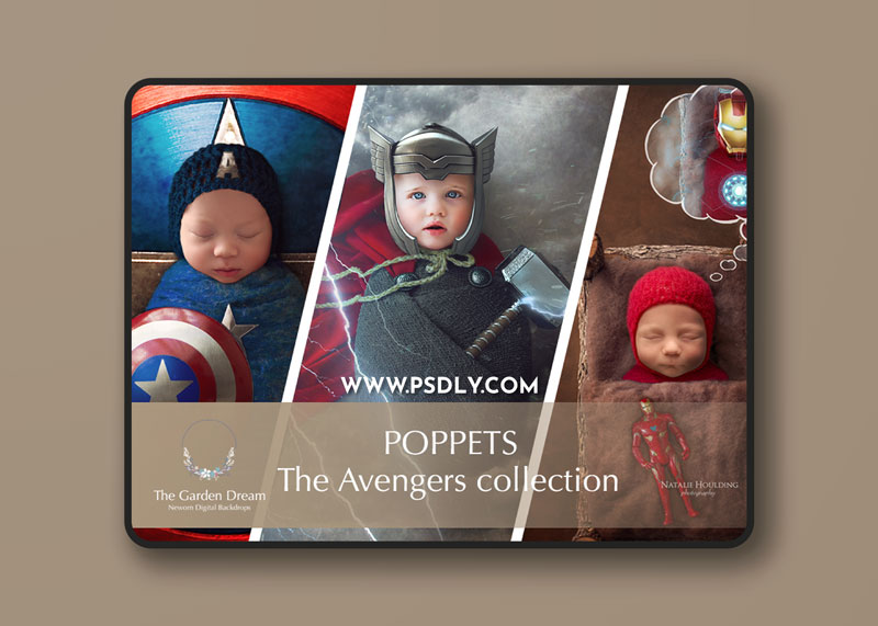 Nathalie Houlding Poppets The Avengers Collection