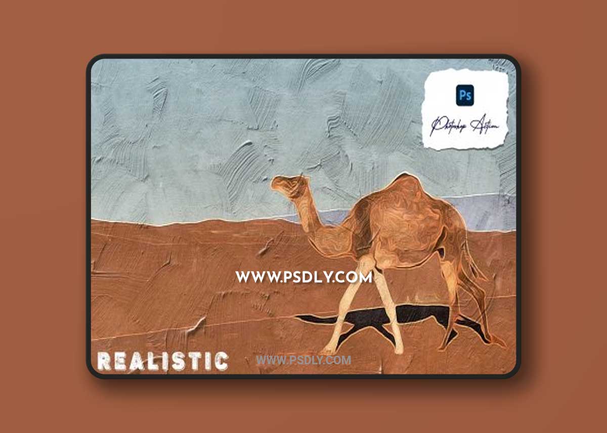 Realistic Painting Photo Effect Action