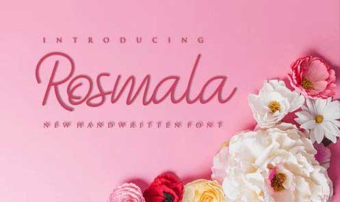 Rosmala Font
