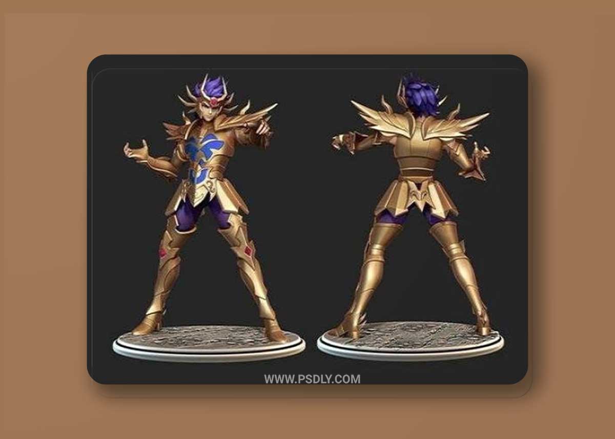 Saint Seiya Cancer Deathmask 3D Model
