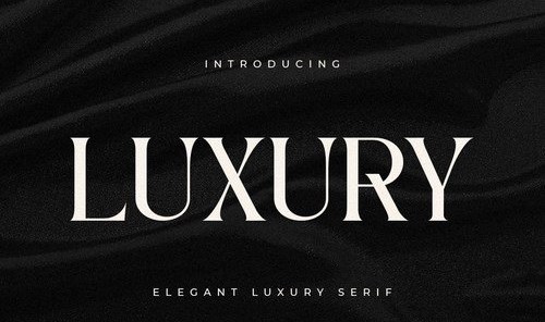 Luxury - Elegant Luxury Font
