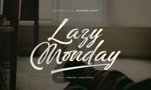 Lazy Monday - Modern Script