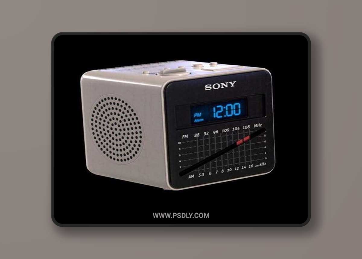 Sony Dream Machine alarm clock 3D Model