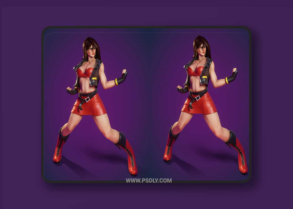 Streets of Rage 4 - Blaze 3D Model
