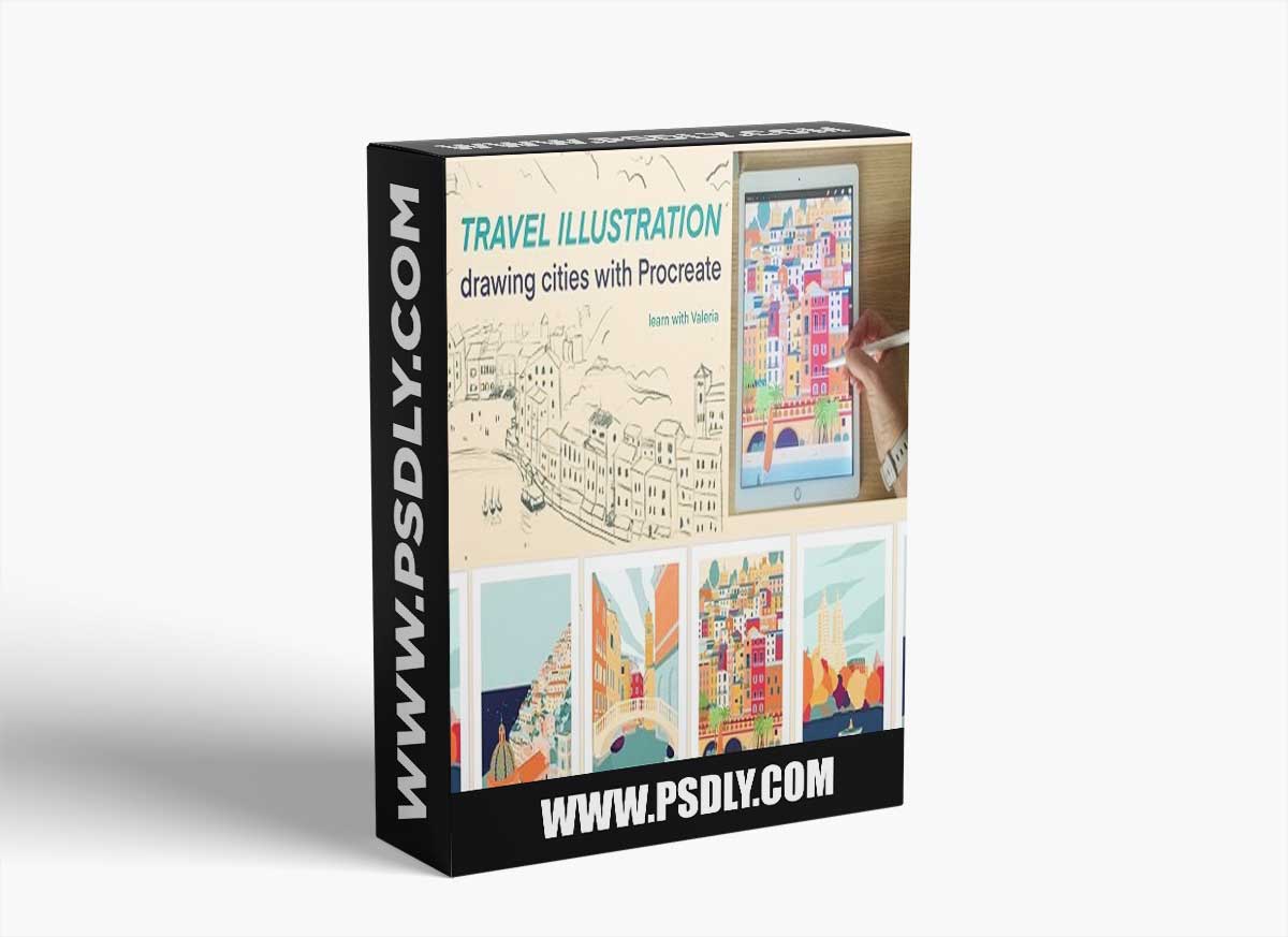 TRAVEL ILLUSTRATION: drawing cities with Procreate