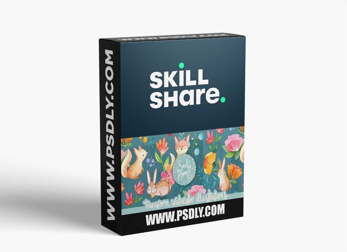 Transform Watercolor Illustrations into Intricate Patterns