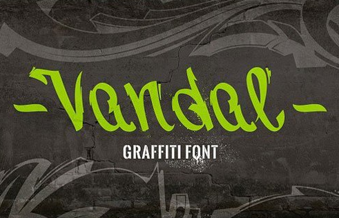 Vandal | Graffiti Font