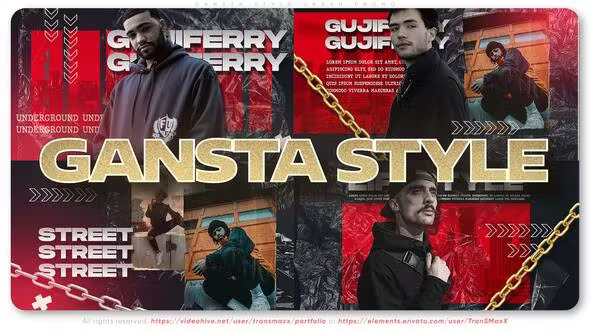 Videohive Gansta Style Urban Promo 36923519