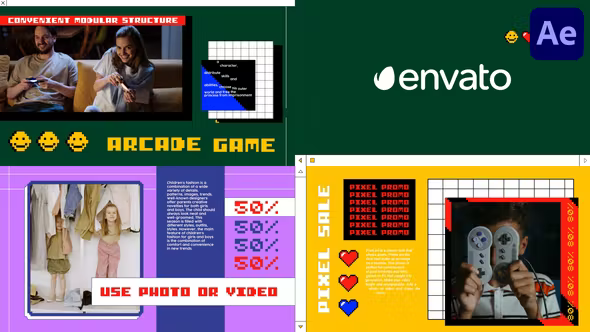 Videohive Pixel Sale Promo for After Effects 37458615