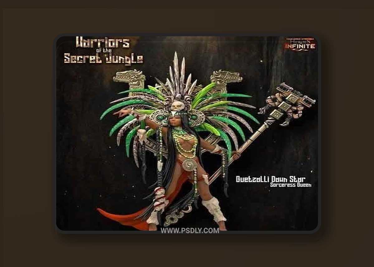 Warriors of the Secret Jungle March 2022 3D Printable