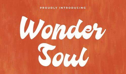 Wonder Soul – Bold Script Typeface