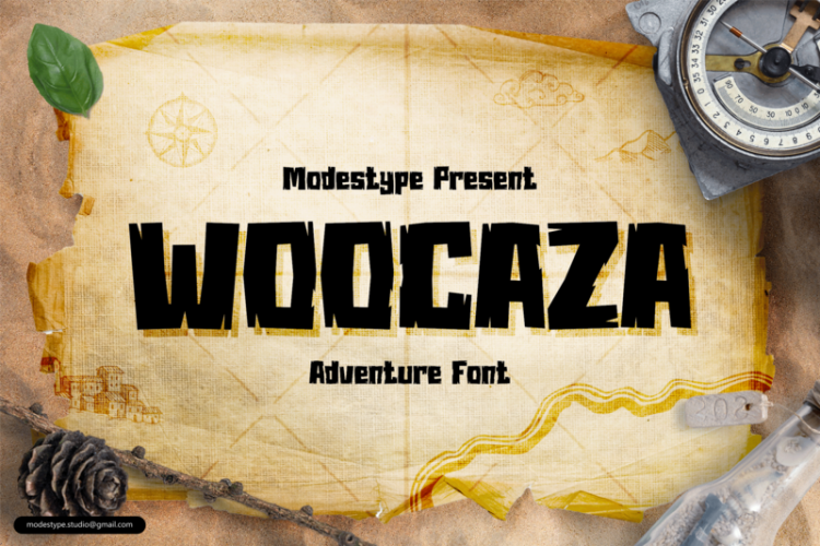 Woocaza - Kids Adventure Font