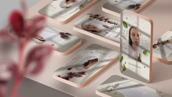 Videohive Beauty & Wedding Stories Pack 37236878